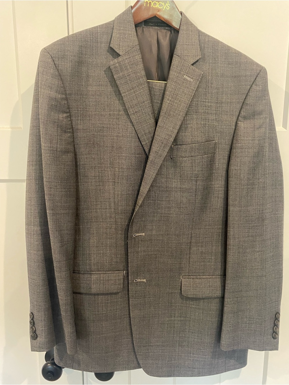 Ralph Lauren Gray Two-Button Suit Blazer